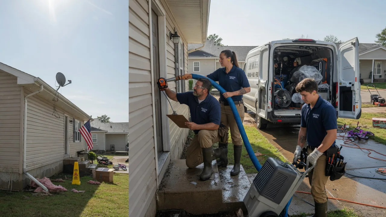 Ceiling Water Damage Restoration in Morrisonville, NY near me